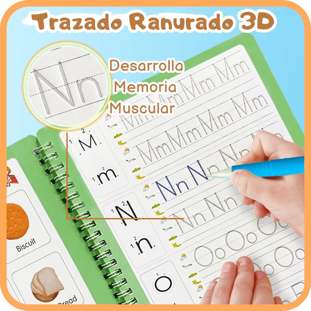 Set 4 Cuadernos Mágicos